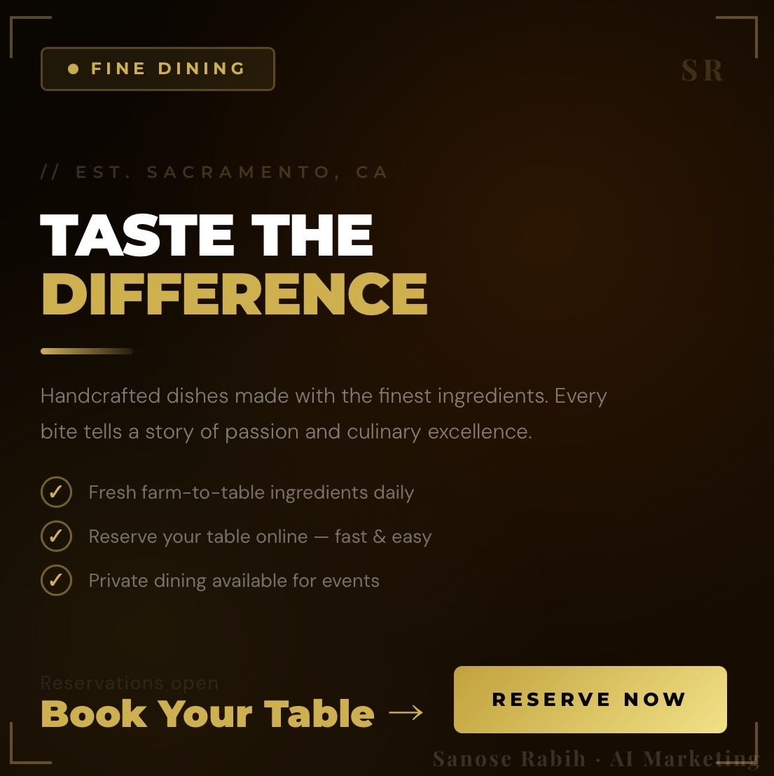 Fine Dining